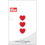 Prym Plastic Button Heart Red 12mm - 3 pcs
