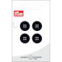 Prym Plastic Button Black 15mm - 4 pcs