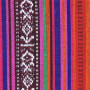 Jacquard w/ mexican stripes Fabric 38 - 50cm