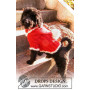 Santa Dog by DROPS Design - Knitted Dog Jumper for Christmas Pattern size XS - M