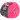 Lana Grossa Cool Wool Yarn 6525 Neon Pink / Pink