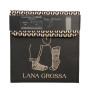 Lana Grossa Deluxe Double Pointed Knitting Needles Set Stainless Steel 15 cm 2,25-3,5 mm 4 sizes Black Case