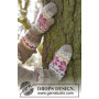 Prairie Fairy Mittens by DROPS Design - Knitted Mittens with Nordic Pattern size 3 - 12 years