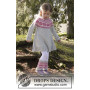 Forest Dance by DROPS Design - Knitted Dress with round yoke and Nordic Pattern size 3 - 12 years