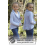 Alvina by DROPS Design - Knitted Circle Jacket with Leaf Pattern size 3 - 12 years