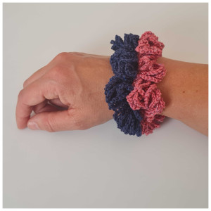 Ida Flower Scrunchie by Rito Krea - Scrunchie Crochet Pattern