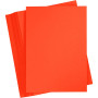 Card, red, A4, 210x297 mm, 180 g, 100 sheet/ 1 pack