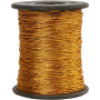 Thread, gold, thickness 0,5 mm, 100 m/ 1 roll