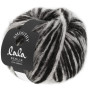 Lana Grossa Lala Berlin Smoothy Yarn 10 Grey/Black