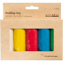 Modelling Clay, assorted colours, H: 9,5 cm, 400 g/ 1 bucket
