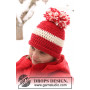 Denmark by DROPS Design - Crochet Hat Pattern size 3 years - Adult