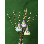 Permin Embroidery Kit Easter Bunnies 6x7cm
