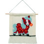 Permin Embroidery Kit Purple Pony for Kids 16x18 cm