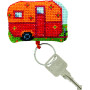 Permin Embroidery Kit Campertrailer 7x5cm