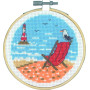 Permin Embroidery Kit Sunchair Ø10cm