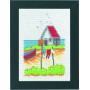 Permin Embroidery Kit Laundry 18x13cm