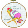 Permin Embroidery Kit Eggs-ersice Ø13cm