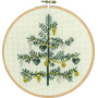Permin Embroidery Kit Tree Ø18cm