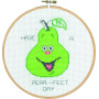Permin Embroidery Kit Have a perfect day Ø18