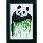 Permin Embroidery Kit Panda 4x19cm