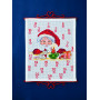 Permin Embroidery Kit Santa Claus 38x46cm