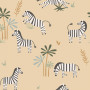 Cotton Jersey Print Fabric 150 cm 052 Zebras - 50cm