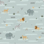 Cotton Jersey Print Fabric 150 cm 003 Animals - 50cm