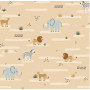 Cotton Jersey Print Fabric 150 cm 052 Animals - 50cm