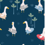 Cotton Jersey Print Fabric 150 cm 008 Birds - 50cm