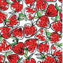 Cotton Jersey Print Fabric 150 cm 050 Strawberry - 50cm