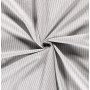 Linen/Cotton Blend Fabric w/Stripes 145cm 061 Light Grey - 50cm