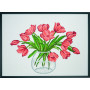 Permin Embroidery Kit Tulips 58x42cm