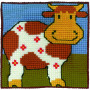 Permin Embroidery Kit Children's Kit Cow 25x25cm