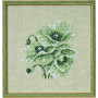 Permin Embroidery Kit Papavers 18x19cm