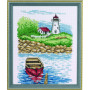 Permin Embroidery Kit Lighthouse 17x21cm
