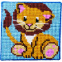 Permin Embroidery Kit Children's Kit Lion 25x25cm