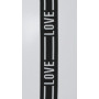 Elastic Band 38mm Love Black/White - 50 cm