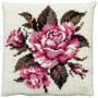 Permin Embroidery Kit Rose 40x40cm