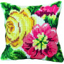 Permin Embroidery Kit Flowers 35x35cm