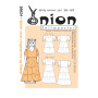 ONION Sewing Pattern Kids 20054 Dresses with wing sleeves and frills