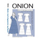 ONION Sewing Pattern 9033 Dresses with Wing Sleeves And Frills Size XS-XL