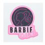 Iron On Mending Barbie Girl 7 x 7,5 cm
