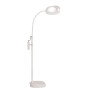 Floor Lamp LED with Magnifying Glass - 3in1, White
