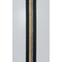 Bag Strap Polyester 38mm Black/Gold/Silver w/ Lurex - 50 cm