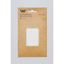 Mending Patch Self Adhesive Faux Leather White 10 x 16 cm