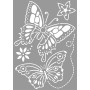 Stencil/Template Butterflies - 21 x 29 cm