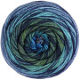 Lana Grossa Gomitolo Baleno Yarn 224 Anthracite/Mint/Gray/Mint Green/Light Blue