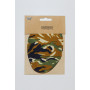 Iron On Mending Patch Polyester/Cotton Oval Army 12x9,5cm - 2 pcs