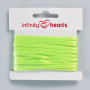 Infinity Hearts Satin Ribbon Double Faced 3mm 544 Lime - 5m