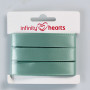Infinity Hearts Satin Ribbon Double Faced 15mm 577 Old Green - 5m